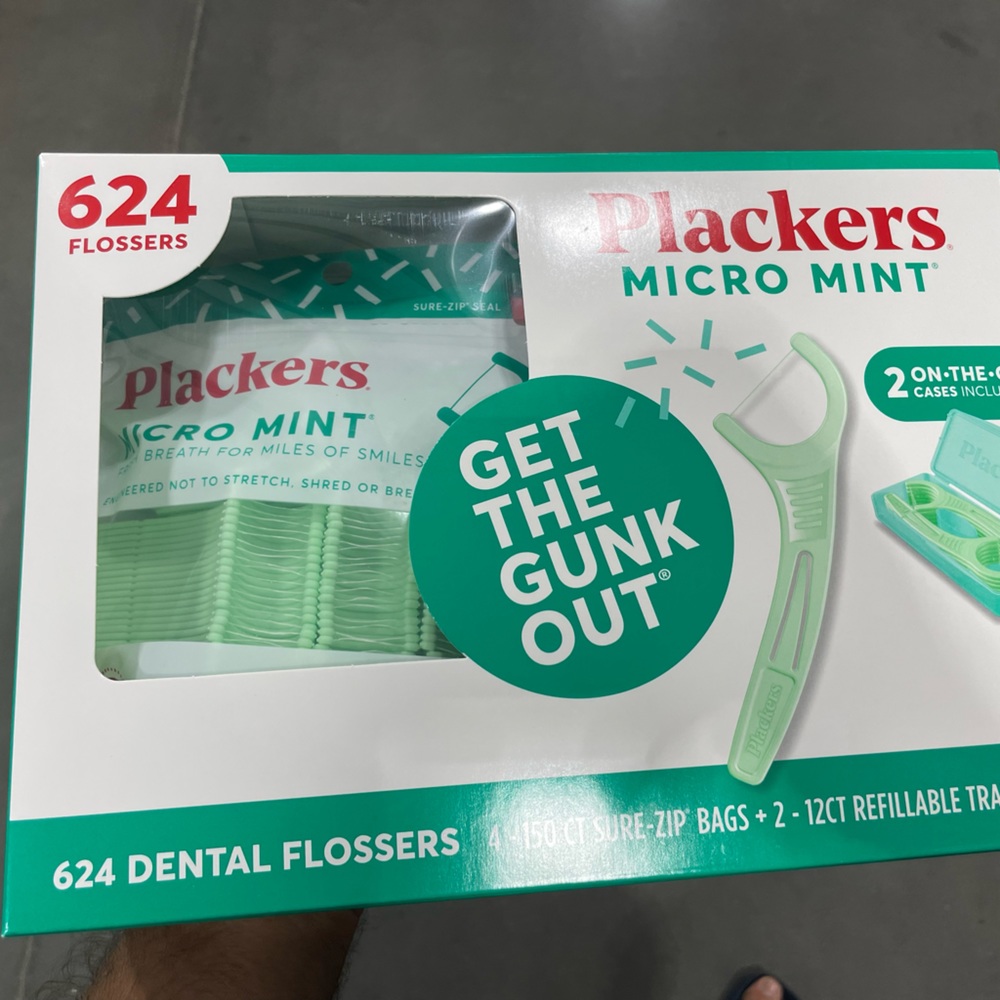 Plackers Micro Mint Flossers 624 Flosser - Brand new Unopened